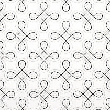 Keep On Coming Noir by Carole Fabric Wallflower 76% Polyester, 24% Cotton INDIA N/A 9" V, 10 1/4" H 53"  - Fabric Carolina -
