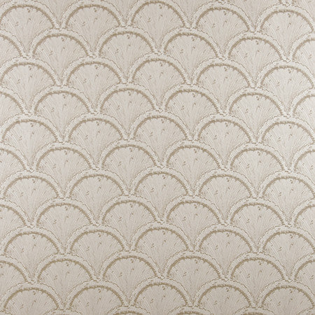 Shell Shock Grey by Carole Designer Fabric Marble & Brass 100% Polyester India 6 3/4" V, 6 5/8" H 54" - Swanky Fabrics -