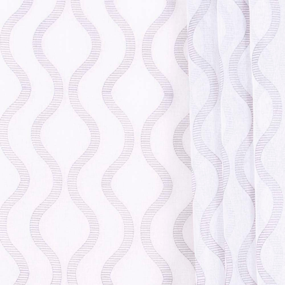 Palace Arch Silver by Carole Fabric Sheer Intrigue 100% Polyester China N/A Horizontal: 9.125 and Vertical: 6 54 - Fabric Carolina -