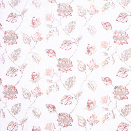 To Have Heart Sunset by Carole Designer Fabric Azalea 58% Cotton, 42% Polyester India Passes 20,000 Double Rubs Wyzenbeek 12 1/4" V, 25 1/4" H 50.5" - Swanky Fabrics -
