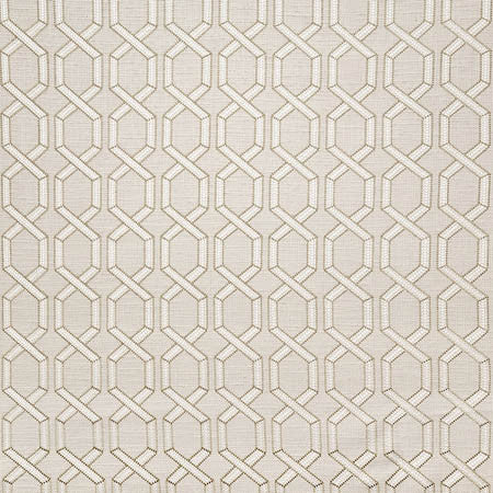Next To Me Brass by Carole Fabric Earth & Stone Base: 97% Polyester, 3% Linen. Embr: 100% Polyester India  4 1/2" V, 4 1/4" H 52"  - Fabric Carolina -