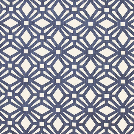 Of All Time Denim by Carole Fabric Prisma 54% Cotton, 46% Polyester CHINA N/A 6 1/4" V, 6 3/4"H 54"  - Fabric Carolina -