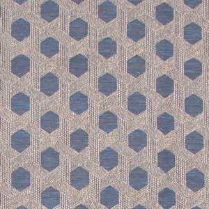 Lattice Wall Marine by Carole Fabric