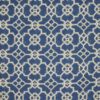 So Little Time Indigo by Carole Fabric Fountain Gate 100% Cotton-Soil Repellent Pakistan Passes 50,000 Double Rubs Wyzenbeek </p><p>Repeat: 12 1/4" V, 13 1/2" H 54" - Fabric Carolina -