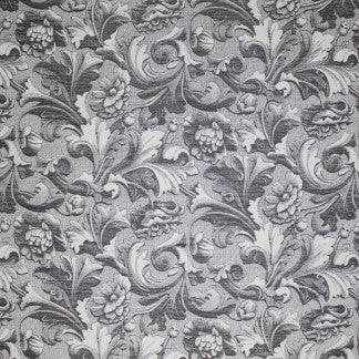 Fresh Thought Charcoal by Carole Fabric Frosted Glass 58% Rayon, 42% Polyester Woven In USA Passes 33,000 Double Rubs Wyzenbeek </p><p>Repeat: 18" V, 27 1/2" H 55" - Fabric Carolina -