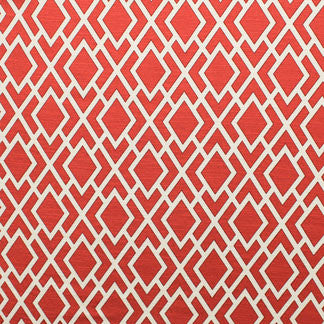 Divided Flame by Carole Designer Fabric Candy Apple 100% COTTON-SSR PAKISTAN Passes 15,000 Double Rubs Wyzenbeek Horizontal: 6 3/4" and Vertical: 4 1/2"V 54" - Swanky Fabrics -