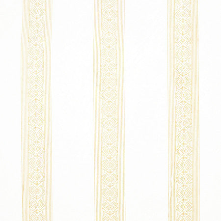 Sleek Street Turmeric by Carole Fabric Artisan 54% Linen, 46% Cotton INDIA  2" V, 6 1/4" H 54"  - Fabric Carolina -
