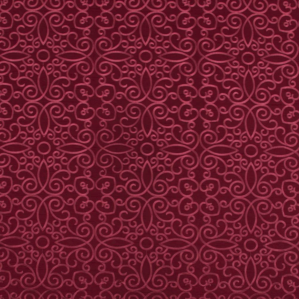 Hidden Hearts Maroon by Carole Designer Fabric Red Sea 100% Polyester India N/A Horizontal: 10.25 and Vertical: 9.5 51.5 - Swanky Fabrics -