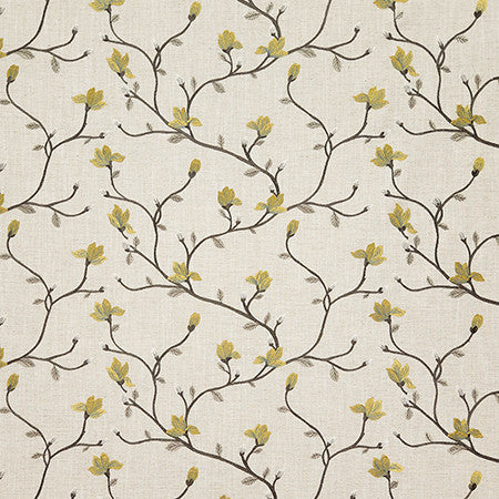 Season Opener Fresco by Carole Designer Fabric Evergreen 52% Polyester, 21% Viscose, 18% Cotton, 9% Linen India N/A 9 1/2" V, 16 3/4" H 51" - Swanky Fabrics -