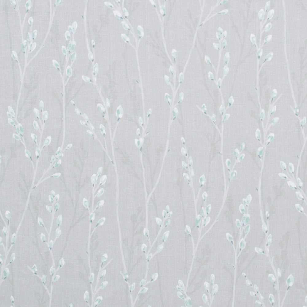 Budding Romance Frost by Carole Fabric Spearmint 50% Polyester, 25% Cotton, 13% Linen, 12% Viscose Turkey Passes 30,000 Double Rubs Wyzenbeek Horizontal: 27 and Vertical: 26.75 54 - Fabric Carolina -