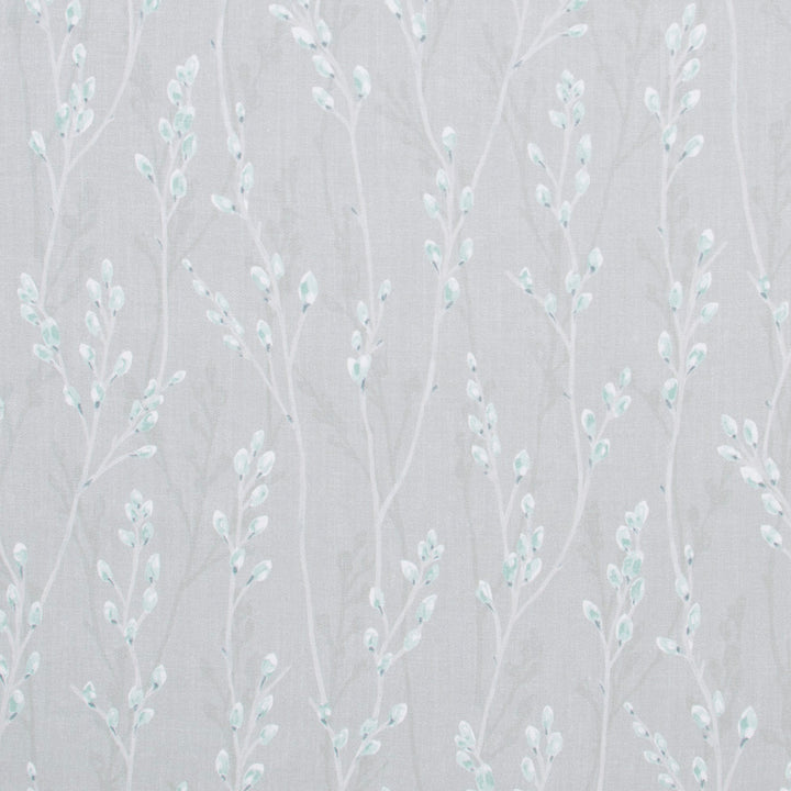 Budding Romance Frost by Carole Fabric Spearmint 50% Polyester, 25% Cotton, 13% Linen, 12% Viscose Turkey Passes 30,000 Double Rubs Wyzenbeek Horizontal: 27 and Vertical: 26.75 54 - Fabric Carolina -