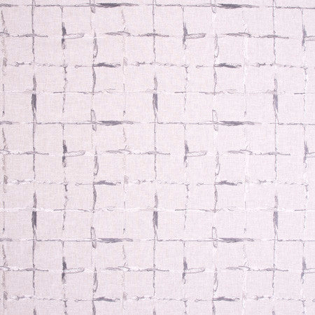 Secret Plan Nickel by Carole Fabric White Smoke 52% Cotton, 48% Polyester India Passes 20,000 Double Rubs Wyzenbeek Horizontal: 12 3/4" and Vertical: 12 1/4" V 51" - Fabric Carolina -