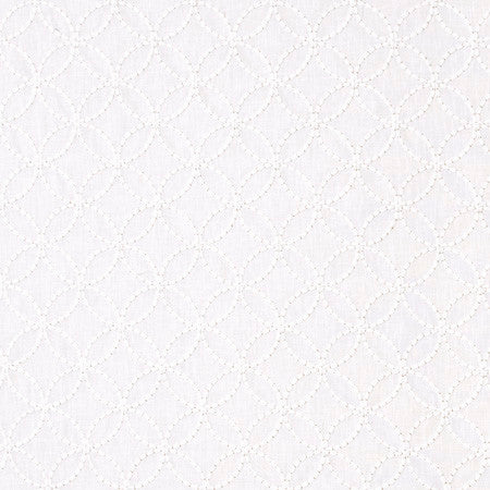 Circle Back Off White by Carole Fabric Portobello 70% Polyester, 30% Cotton India N/A 3" V, 3" H 51.5"  - Fabric Carolina -