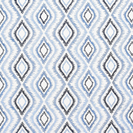 More Involved Cadet by Carole Fabric Bluebell 66% Cotton, 34% Polyester India  7 7/8" V, 9 7/8" H 50"  - Fabric Carolina -
