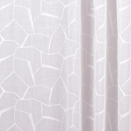 Crushing Quartz by Carole Designer Fabric Sheer Movement 100% Polyester Turkey 6" V, 7 7/8" H 104" - Swanky Fabrics -
