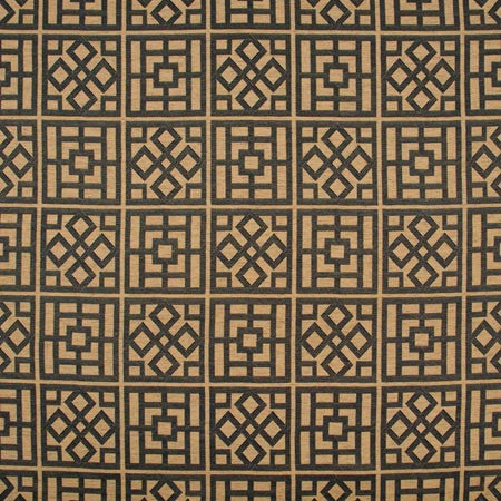 Take Action Gold by Carole Fabric ONYX & IVORY 53% Rayon, 40% Polyester, 7% Flax USA Passes 40,000 Double Rubs Wyzenbeek Horizontal: 13 1/2" D and Vertical: 14 3/8" V 54" - Fabric Carolina -