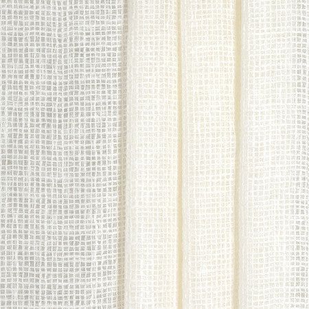 Chesive Ivory by Carole Designer Fabric In The Open 75% Polyester, 18% Cotton, 7% Linen N/A 1 1/4" V, 1 1/2" H 54" - Swanky Fabrics -