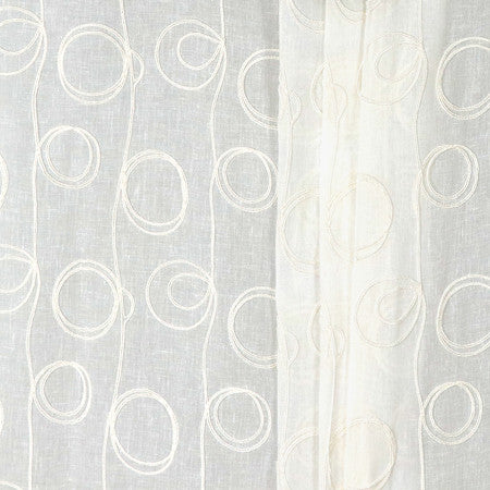 <p>Throw A Curve Butter by Carole Fabric</p><p><strong>Required Minimum Quantity Purchase: 2 yards</strong></p><p>Book: Sheer Delight</p><p>Content: Base: 49% Viscose, 42% Polyester, 9% Cotton Embr: 100% Polyester</p><p>Origin: </p><p>Performance: N/A</p><p>Repeat: 8 1/4" V, 6 1/2" H</p><p>Width: 52*"</p>