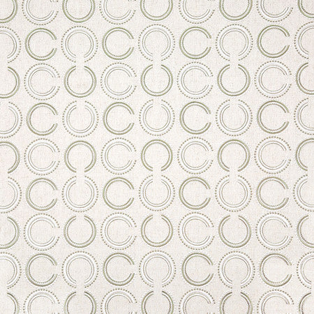 Full Circle Sage by Carole Designer Fabric Misty Glen 50% Polyester, 40% Cotton, 10% Linen China 11 1/2" V, 8 1/4" H 52 1/4"" - Swanky Fabrics -