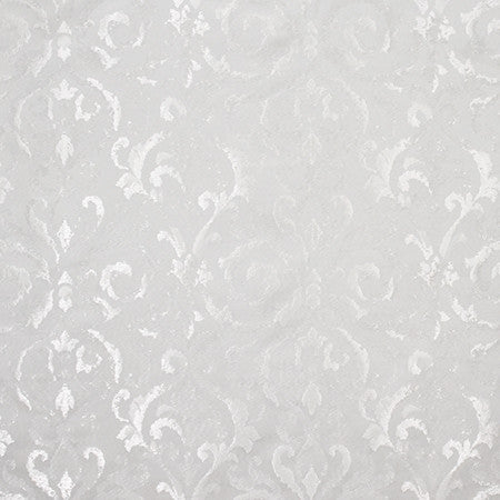 Kindness Within Silver by Carole Fabric Wellington 100% Polyester CHINA 40,000 Wyzenbeek Double Rubs 13 1/4" V, 14 1/2" H 55"  - Fabric Carolina -