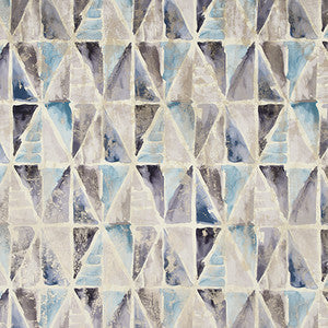 Golden Brushwork Vapor by Carole Fabric