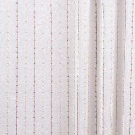 I Guess Lino by Carole Designer Fabric Sheer Movement 100% Polyester Turkey 4 1/2" V, 2" H 125" - Swanky Fabrics -