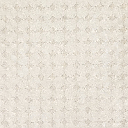 Clockwise Linen by Carole Designer Fabric Shape Shifter Base: 47% Poly, 23% Cotton, 15% Linen Embr: 100% Poly India 4 5/8" V, 4 5/8" H 51.5" - Swanky Fabrics -