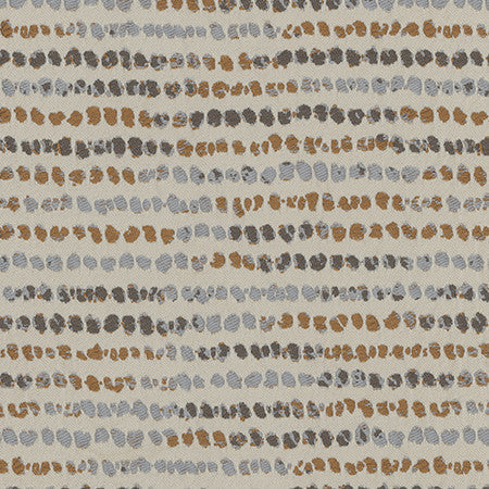 Cool Beans Harbor by Carole Designer Fabric In The Details 100% Polyester India 7" V, 6 5/8" H 52.75" - Swanky Fabrics -
