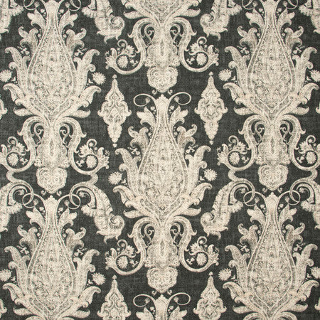 North Castle Peppercorn by Carole Fabric Birch 55% Linen, 45% Rayon-SSR Printed In USA Passes 15,000 Double Rubs Wyzenbeek Horizontal: 27" and Vertical: 25 1/4" V 54" - Fabric Carolina -