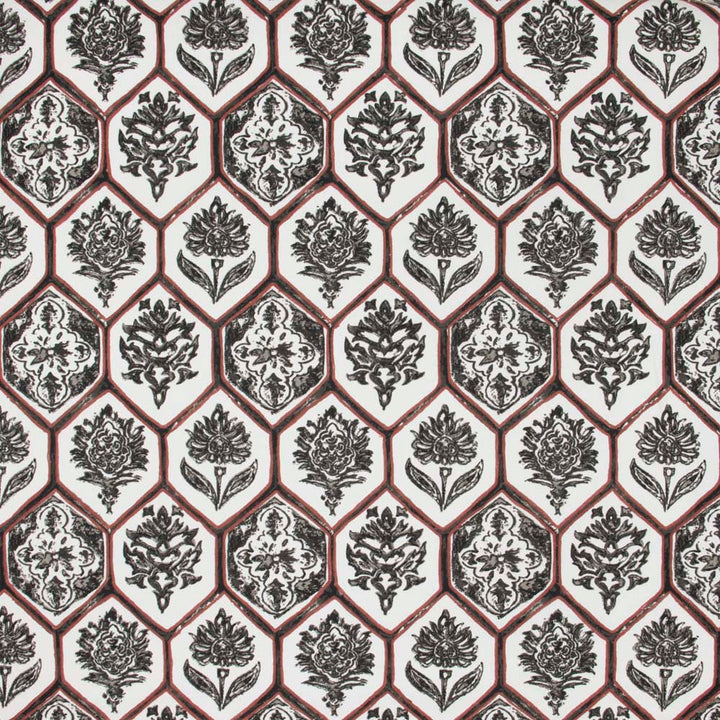 Be Merry Rust by Carole Designer Fabric Mulberry Sangria 100% Cotton India Passes 25,000 Circular Rubs Martindale Horizontal: 135 and Vertical: 1225 54 - Swanky Fabrics -