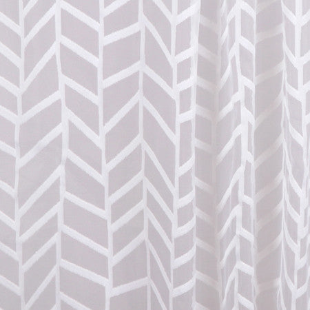 Well Thanks Quartz by Carole Fabric Sheer Movement 100% Polyester Turkey  12" V, 13 1/8" H 118"  - Fabric Carolina -