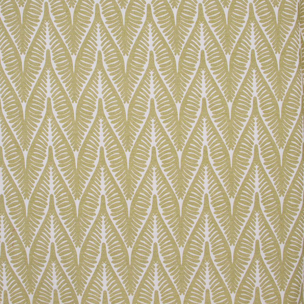 Silver Brake Fern by Carole Fabric Lemongrass 62% Polyester, 38% Cotton India Passes 50,000 Double Rubs Wyzenbeek Horizontal: 6.875 and Vertical: 6.75 54 - Fabric Carolina -