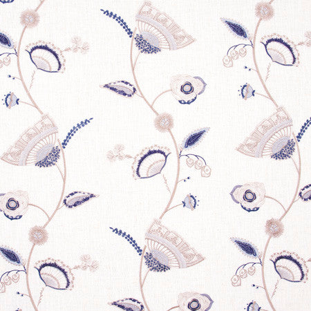 Hidden Gems Ocean by Carole Fabric Bluebird 60% Polyester, 30% Viscose, 10% Cotton China N/A </p><p>Repeat: 23 1/4" V, 24 3/4" H 52" - Fabric Carolina -