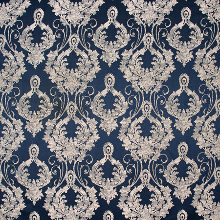 On Demand Royal Blue by Carole Fabric Modern Castle 100% POLYESTER CHINA N/A 13 1/4" V, 14" H 55"  - Fabric Carolina -