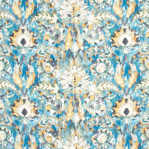 Grove Garden Peacock by Carole Fabric