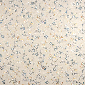 Flower Trail Lagoon by Carole Fabric
