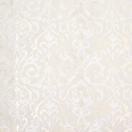 Kindness Within Pearl by Carole Fabric Wellington 100% Polyester CHINA 40,000 Wyzenbeek Double Rubs 13 1/4" V, 14 1/2" H 55"  - Fabric Carolina -