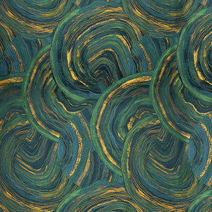 Full Of Action Peacock by Carole Fabric