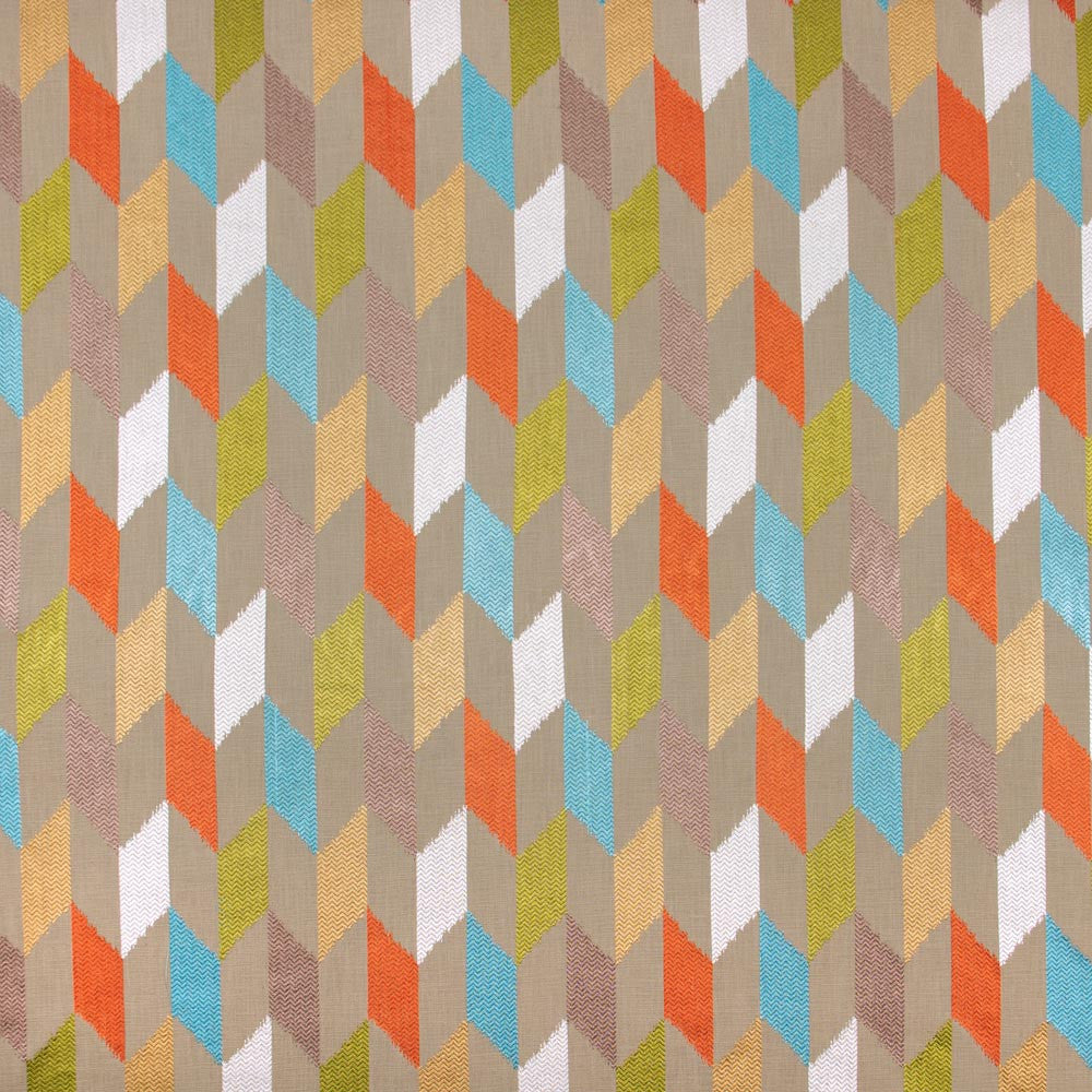 Talking Points Fiesta by Carole Fabric Vibrance 100% Cotton India N/A Horizontal: 1025 and Vertical: 15375 52 - Fabric Carolina -