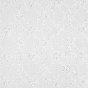 Wave Hello White by Carole Fabric