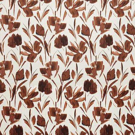 Gentle Garden Clay by Carole Fabric Dawn & Dusk 100% Cotton India 10,000 WYZENBEEK DOUBLE RUBS 26 1/2" V, 13 1/2" H 54"  - Fabric Carolina -