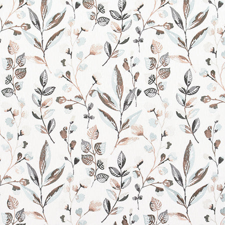 Every Moment Mineral by Carole Fabric Bluebell 71% Polyester, 29% Cotton India  18 7/8" V, 17" H 51"  - Fabric Carolina -