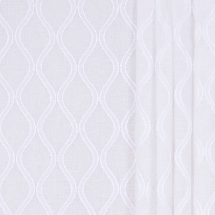 Semicircle Cloud by Carole Fabric Sheer Intrigue 54% Linen, 32% Cotton, 14% Polyester India N/A Horizontal: 3.25 and Vertical: 4.5 52 - Fabric Carolina -