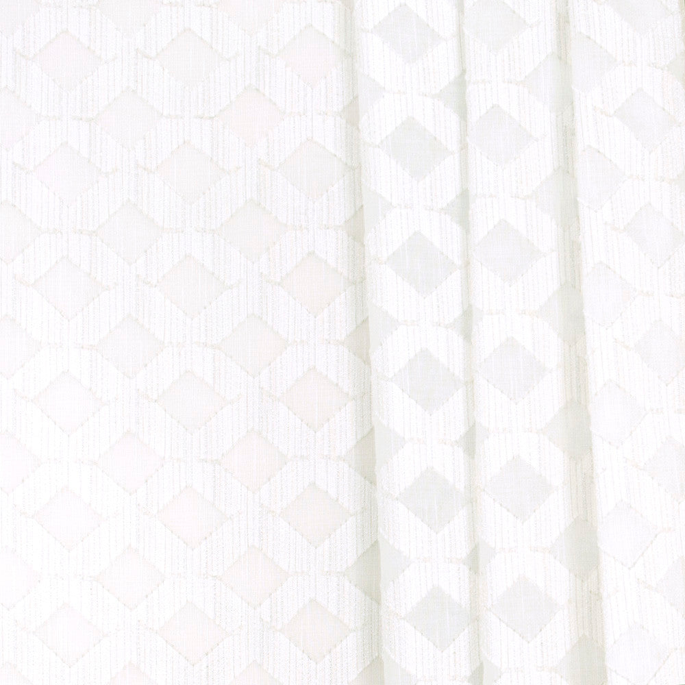 Diamond Path Beige by Carole Fabric Sheer Marvel 100% Polyester TURKEY N/A Horizontal: 4 and Vertical: 375 118 - Fabric Carolina -