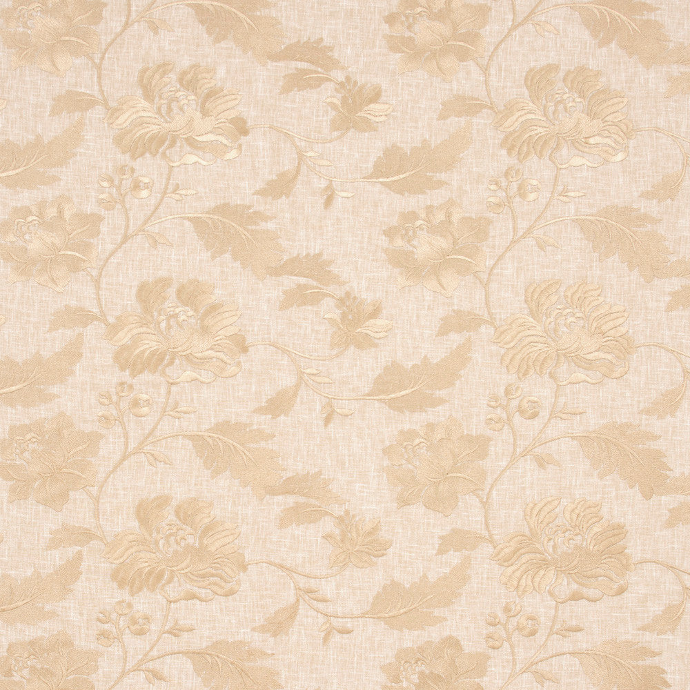 One She Loves Antique by Carole Fabric Lemongrass 70% Polyester, 30% Cotton India N/A Horizontal: 16.875 and Vertical: 9.375 51.5 - Fabric Carolina -