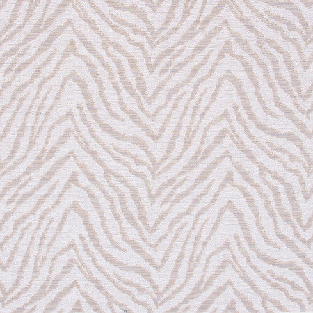 Mountain Zebra Silver by Carole Designer Fabric Jungle Safari 80% Polyester, 15% Acrylic, 5% Linen Turkey Passes 25,000 Circular Rubs Martindale Horizontal: 15 1/2" and Vertical: 15 1/2" V 54" - Swanky Fabrics -