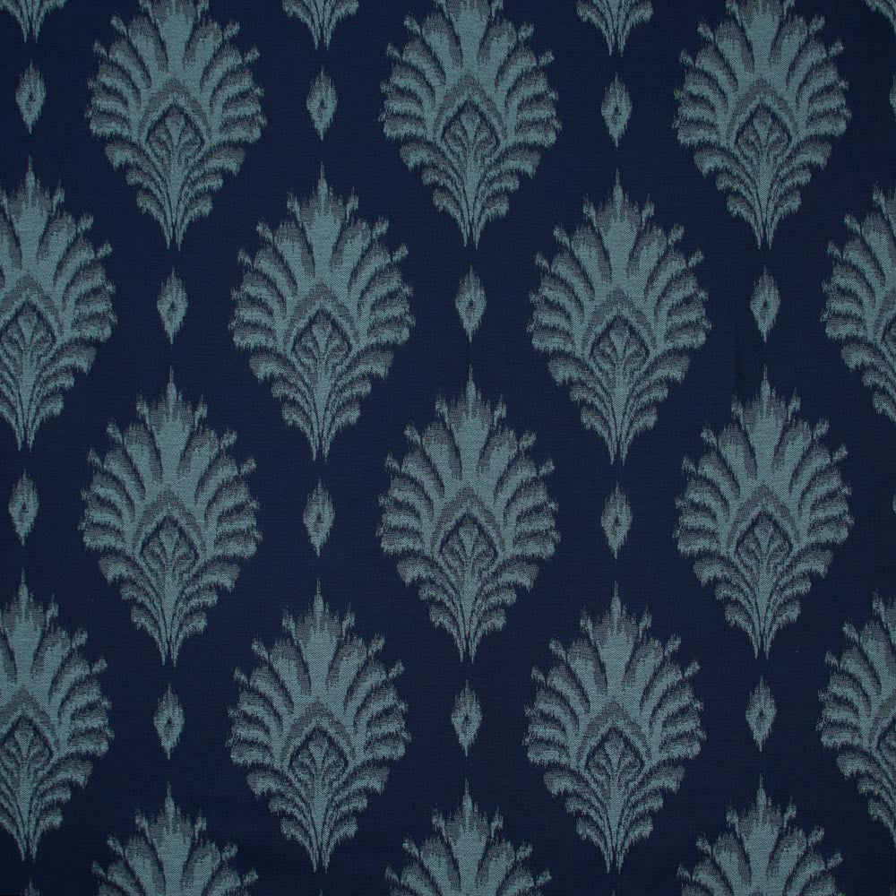Just Now Navy by Carole Fabric Vibrance 48% Poly, 27% Cotton, 13% Rayon, 12% RcyCotton- Softened Woven In USA Passes 30,000 Double Rubs Wyzenbeek Horizontal: 13875 and Vertical: 19875 54 - Fabric Carolina -
