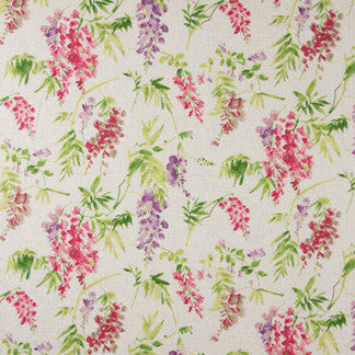 Lazy Afternoon Spring Rain by Carole Fabric Moroccan Sunset 100% Cotton Duck Turkmenistan Passes 30,000 Double Rubs Wyzenbeek Horizontal: 13 1/2" D and Vertical: 12 5/8" V 54" - Fabric Carolina -