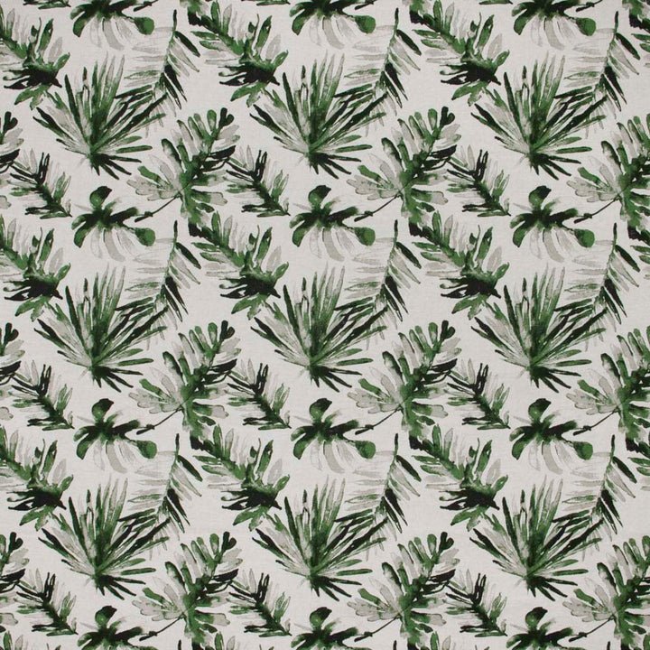 Vacation Dreams Palm by Carole Fabric Emerald Ocean 85% Cotton, 15% Linen USA Passes 60,000 Double Rubs Wyzenbeek Horizontal: 135 and Vertical: 1325 56 - Fabric Carolina -