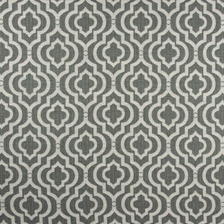 Geo Echo Coal by Carole Fabric Good Life 80% Polyester, 12% Linen, 8% Cotton India Passes 30,000 Double Rubs Wyzenbeek </p><p>Repeat: 7 3/4" V, 6 7/8" H 55" - Fabric Carolina -